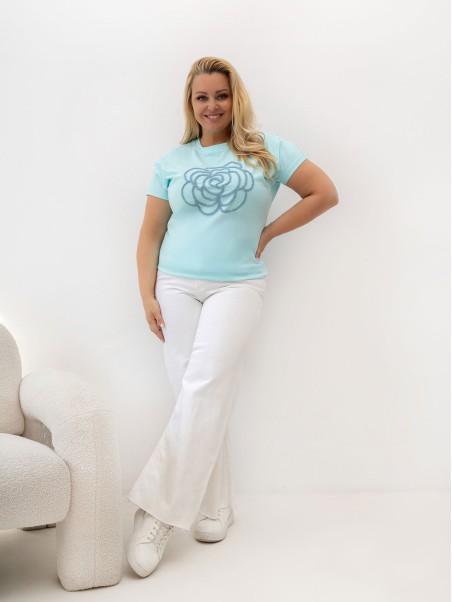 T-shirt-RV-TS-A1323.27P-mietowy