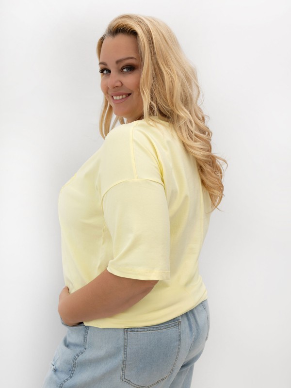 T-shirt-RV-TS-A1331.29P-jasny żółty