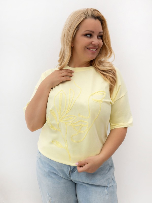 T-shirt-RV-TS-A1331.29P-jasny żółty