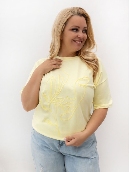 T-shirt-RV-TS-A1331.29P-jasny żółty