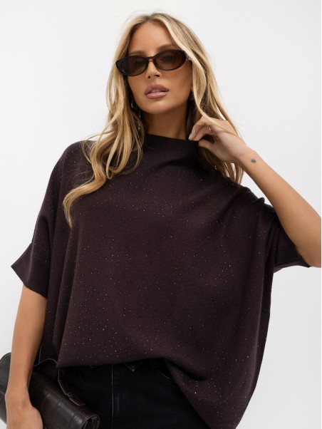 Sweter-IR-SW-BWC6617.75-ciemny brązowy