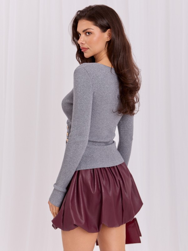 Sweter-IR-SW-JK8688.79-ciemny szary