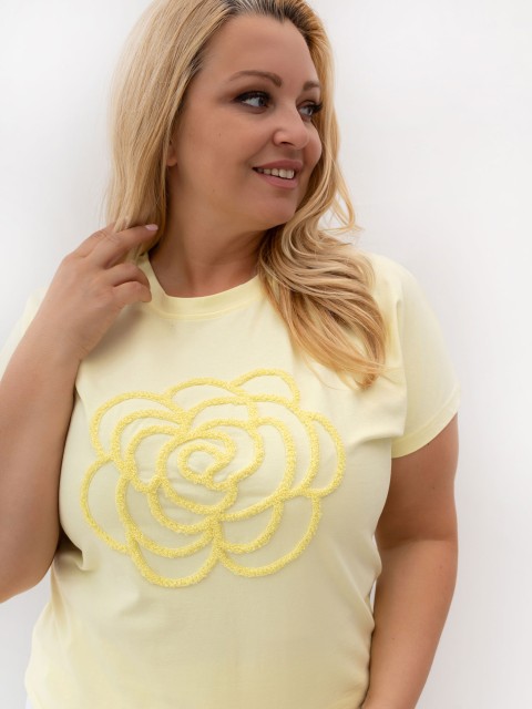 T-shirt-RV-TS-A1323.27P-jasny żółty