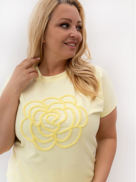 T-shirt-RV-TS-A1323.27P-jasny żółty