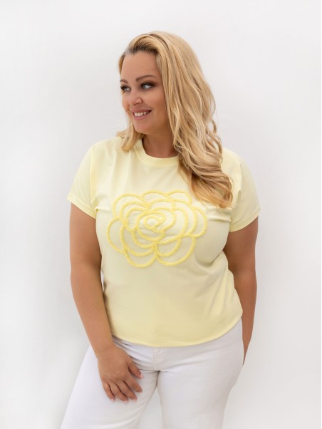 T-shirt-RV-TS-A1323.27P-jasny żółty