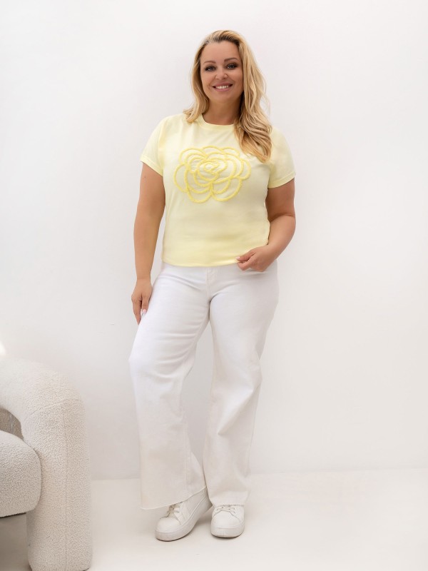 T-shirt-RV-TS-A1323.27P-jasny żółty