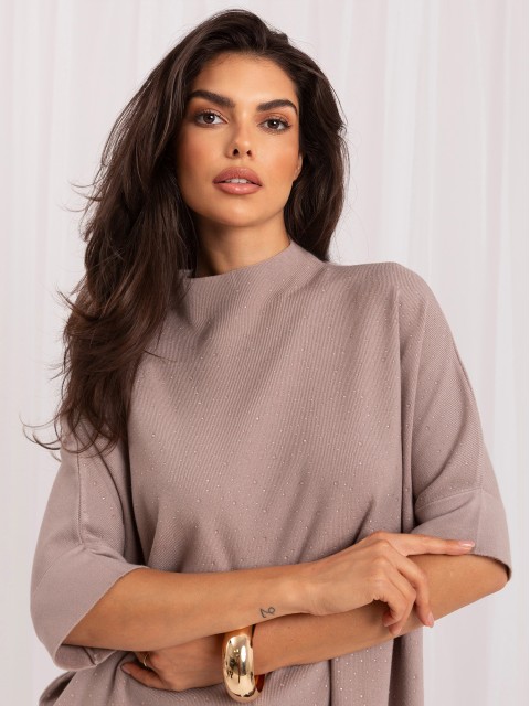 Sweter-IR-SW-BWC6617.75-ciemny bezowy 2