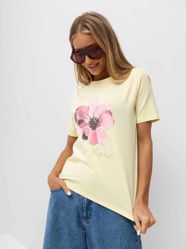 T-shirt-RV-TS-A1521.86-jasny żółty