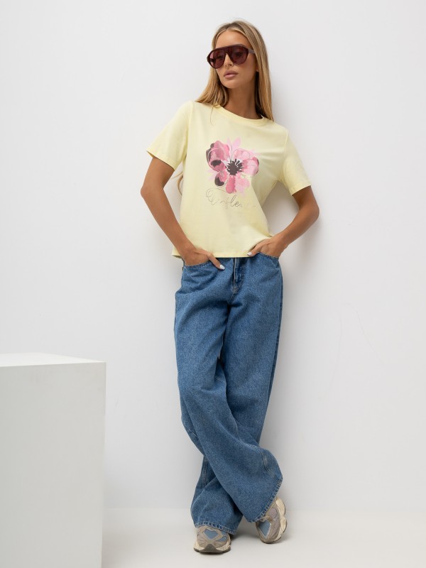 T-shirt-RV-TS-A1521.86-jasny żółty