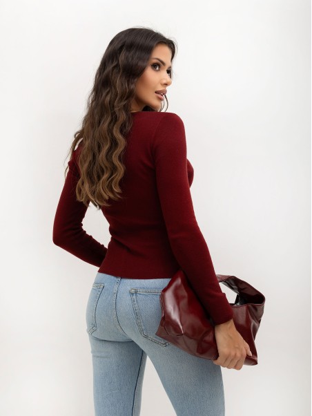 Sweter-IR-SW-57851.80-bordowy