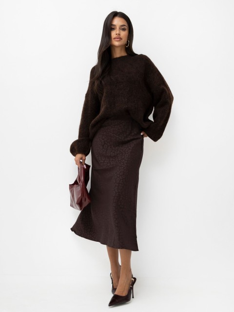 Sweter-PM-SW-F548.77-ciemny brązowy 2