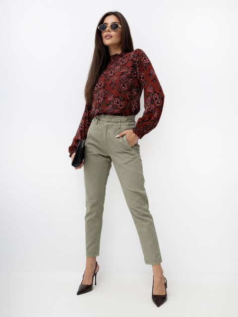 Spodnie-D70059Z62399A3-khaki