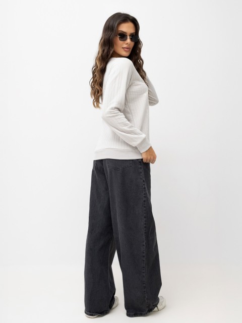 Bluza-D10083O02642A-jasny beżowy 2