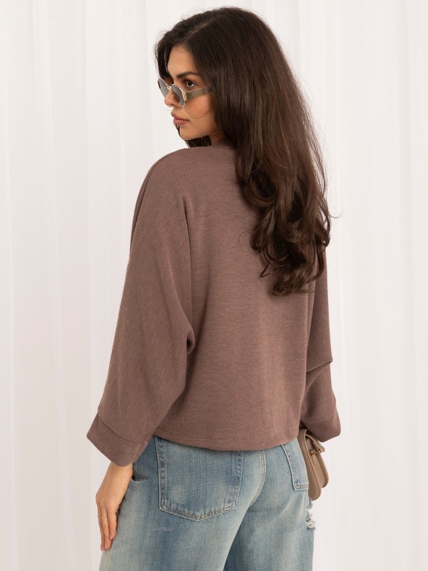 Sweter-MI-SW-3544.79-ciemny bezowy