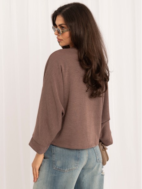 Sweter-MI-SW-3544.79-ciemny bezowy