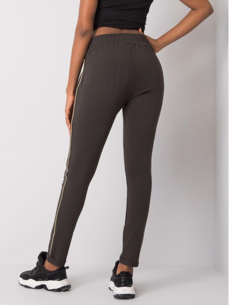 Spodnie dresowe-RV-DR-6450.17-ciemny khaki