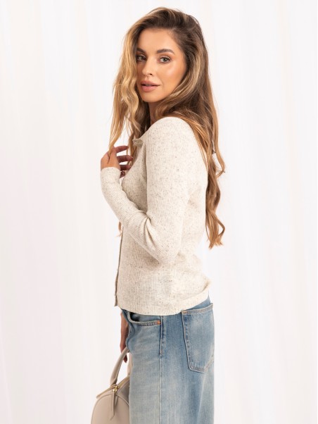 Sweter-PM-SW-SF391.28-jasny beżowy