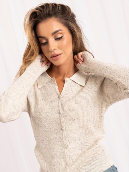 Sweter-PM-SW-SF391.28-jasny beżowy