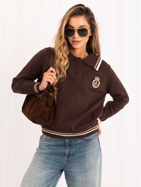 Sweter-PM-SW-J02.16-brązowy
