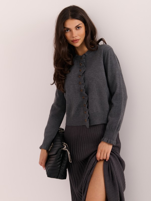 Sweter-IR-SW-A-86581.10-ciemny szary