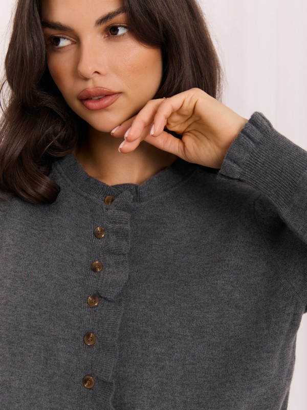 Sweter-IR-SW-A-86581.10-ciemny szary