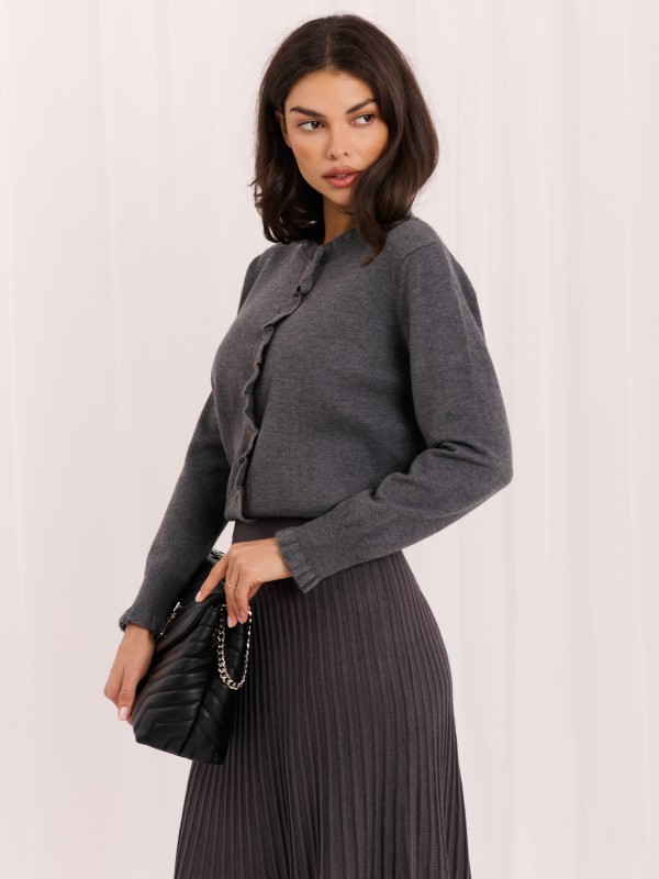 Sweter-IR-SW-A-86581.10-ciemny szary