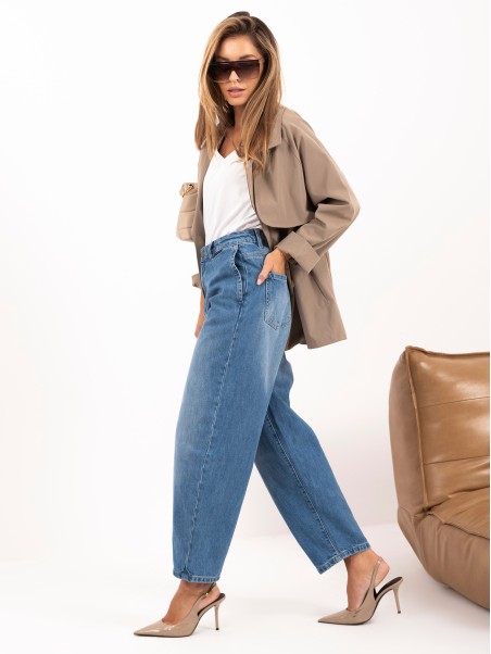 Spodnie jeans-D80044AH62683L233-jasny niebieski