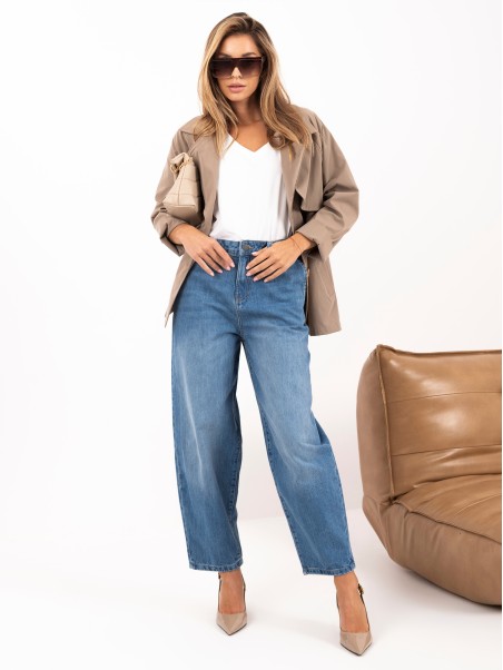 Spodnie jeans-D80044AH62683L233-jasny niebieski