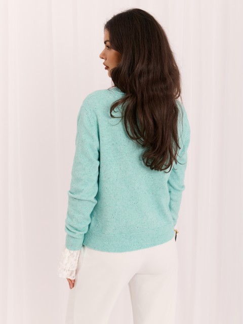 Sweter-PM-SW-PM-5321.88-mietowy