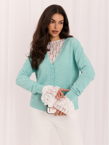 Sweter-PM-SW-PM-5321.88-mietowy