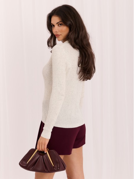 Sweter-PM-SW-SF391.28-jasny szary