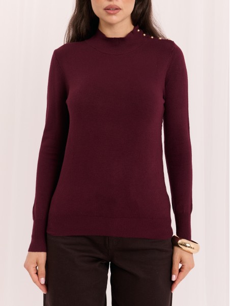 Sweter-IR-SW-57816.11-bordowy