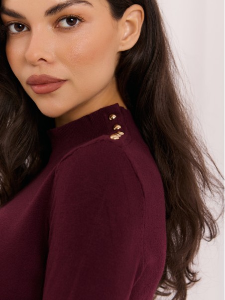 Sweter-IR-SW-57816.11-bordowy