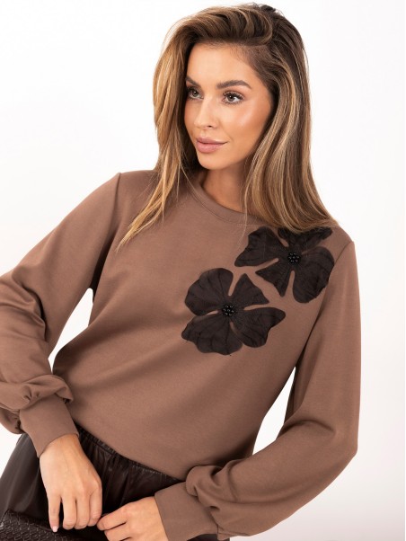 Bluzka-LK-BZ-510211.00-brązowy