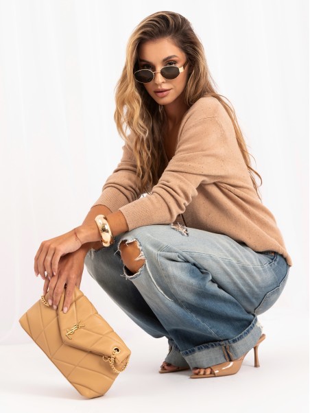 Sweter-PM-SW-PM-5321.88-camelowy