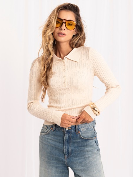 Sweter-PM-SW-DF61080.67-jasny beżowy