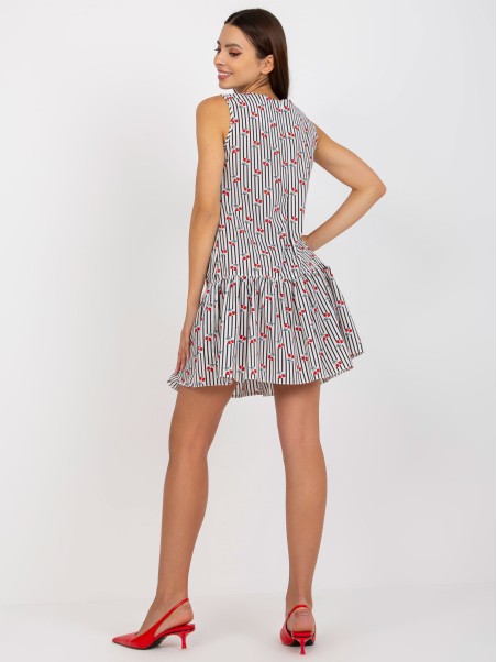 Sukienka-LK-SK-506962.35P-biało-czarny