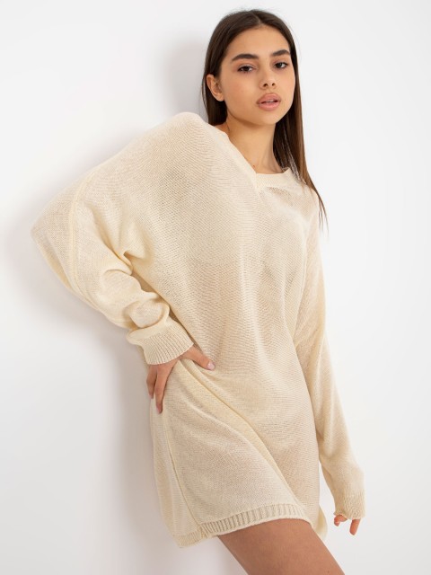 Sweter-BA-SW-C1001.57P-jasny beżowy 2