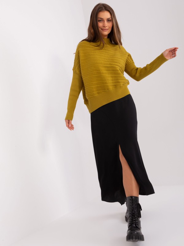Sweter-AT-SW-2368.36X-oliwkowy