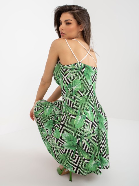 Sukienka-NM-SK-V6659.99-biało-zielony 2