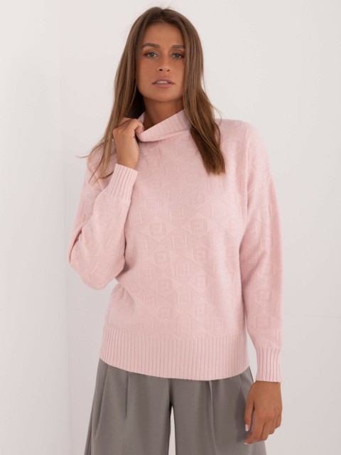 Sweter-AT-SW-2339.54-jasny różowy 2