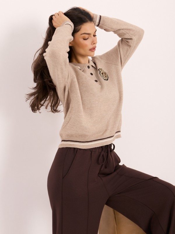 Sweter-PM-SW-J02.16-beżowy