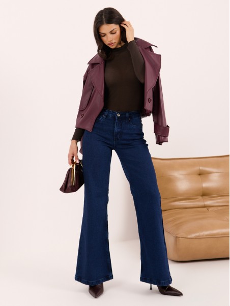 Spodnie jeans-D85094BA62673D315-ciemny niebieski