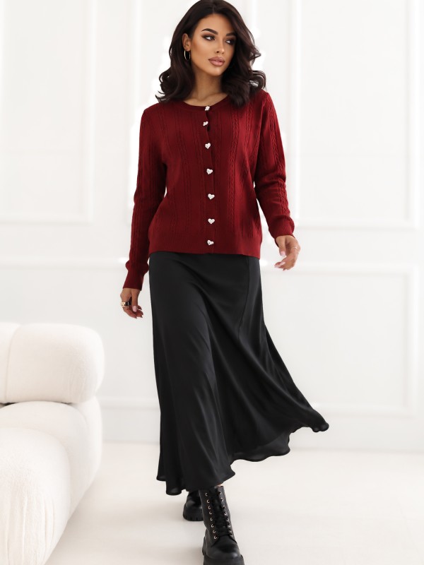 Sweter-IR-SW-57852.71-ciemny czerwony
