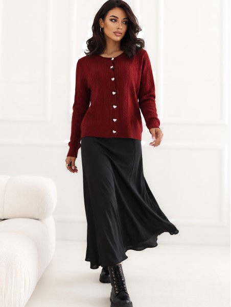 Sweter-IR-SW-57852.71-ciemny czerwony