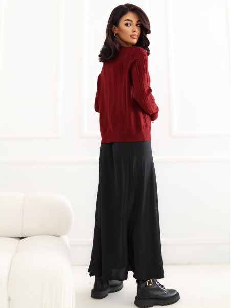 Sweter-IR-SW-57852.71-ciemny czerwony