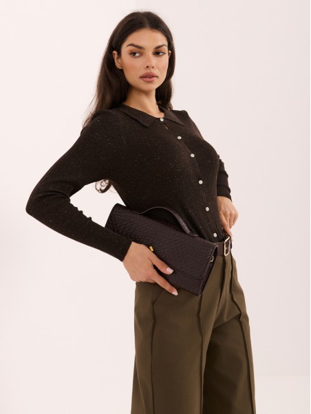 Sweter-PM-SW-SF391.28-brązowy