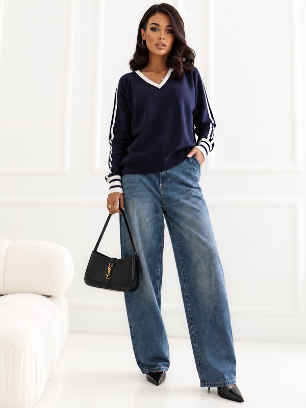 Spodnie jeans-D80044AH62683D320-ciemny niebieski