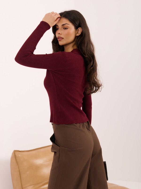 Sweter-IR-SW-RR1315.55-bordowy