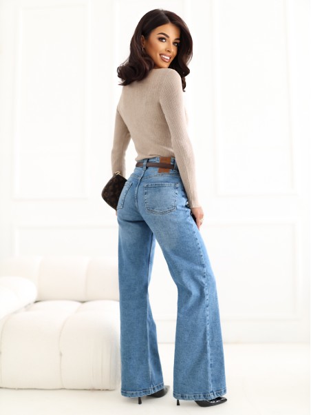 Spodnie jeans-D85094BA62673M330-niebieski